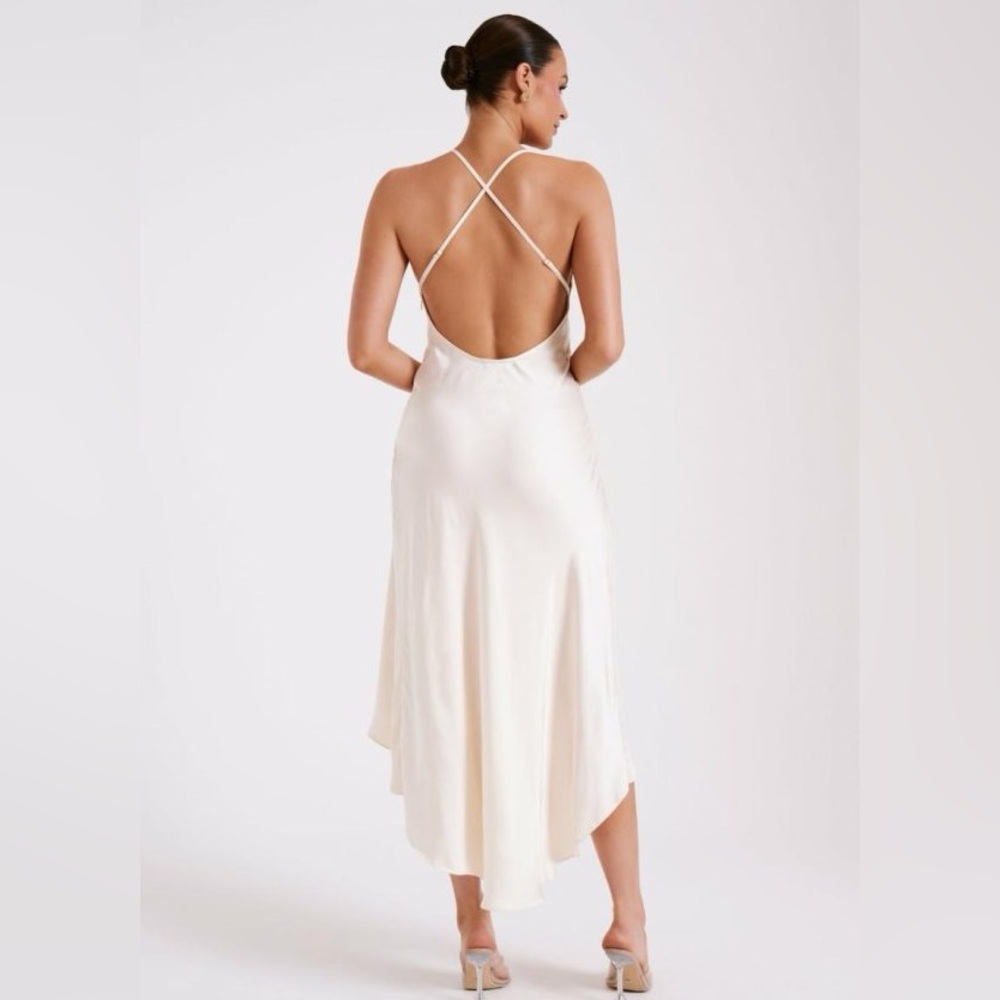 Meshki Casey Midi Dress - Ivory XS